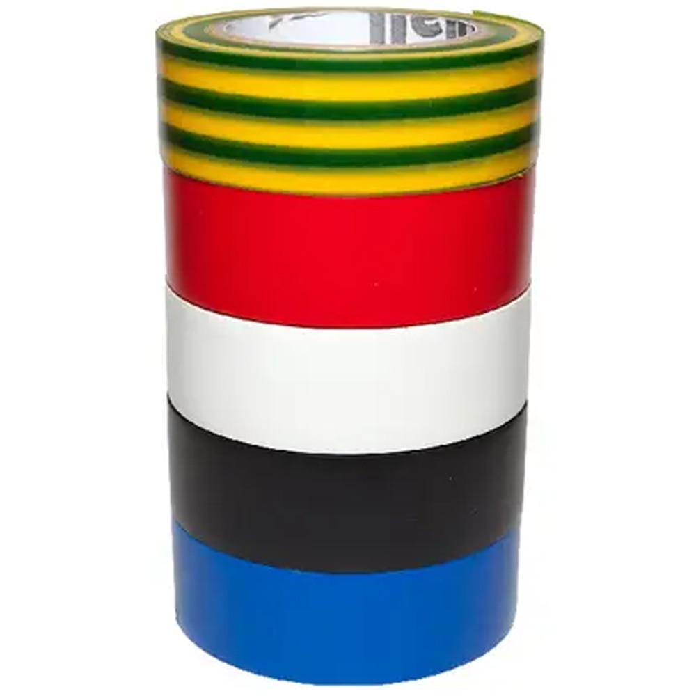 Set banda izolatoare DIALL 100581986, 19 mm x 10 m, multicolor