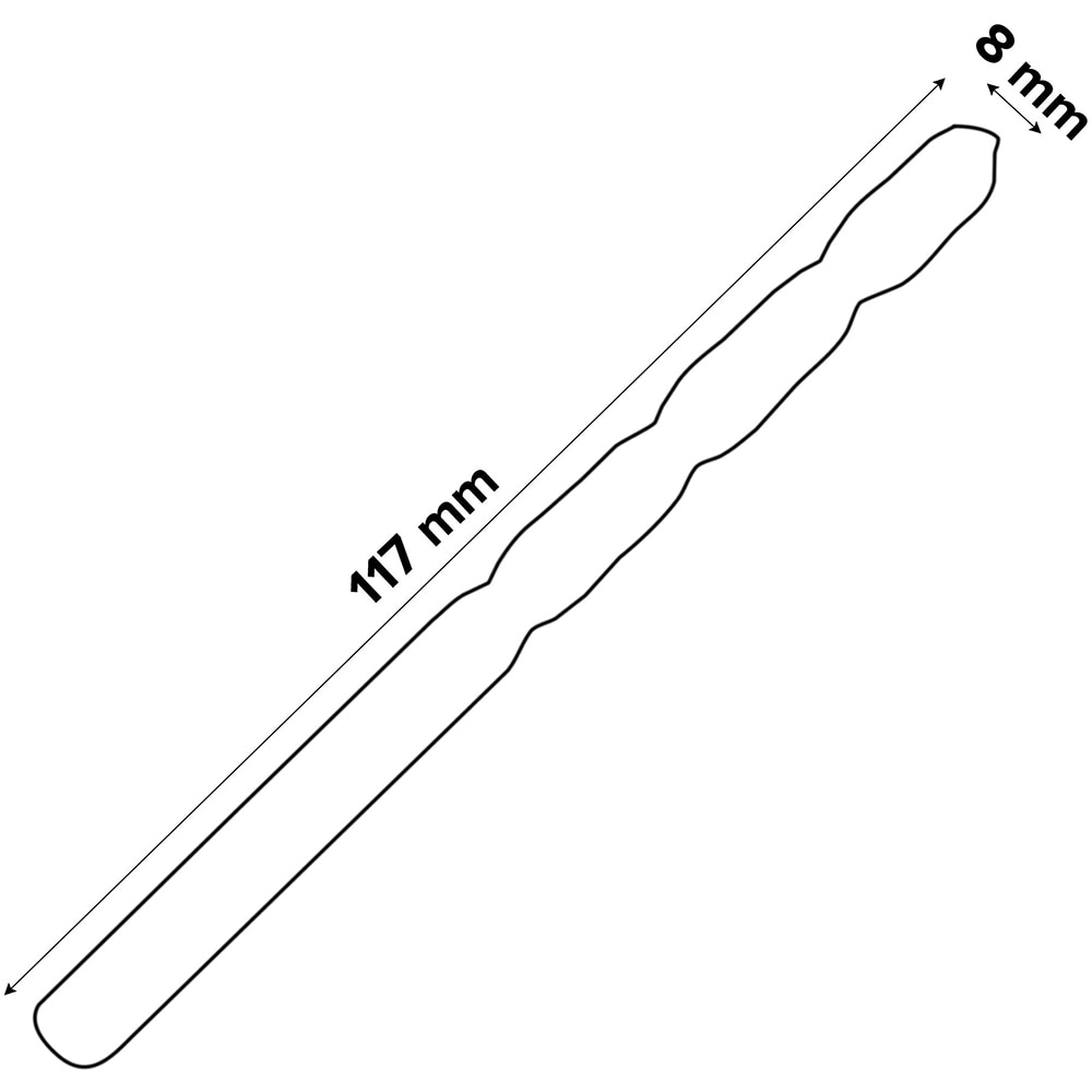Burghiu metal UNIVERSAL FIT, 8 x 117 mm