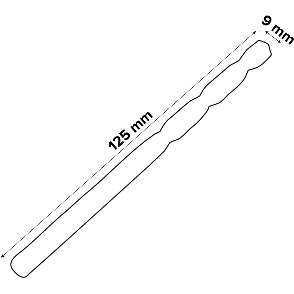 Burghiu metal UNIVERSAL FIT, 9 x 125 mm