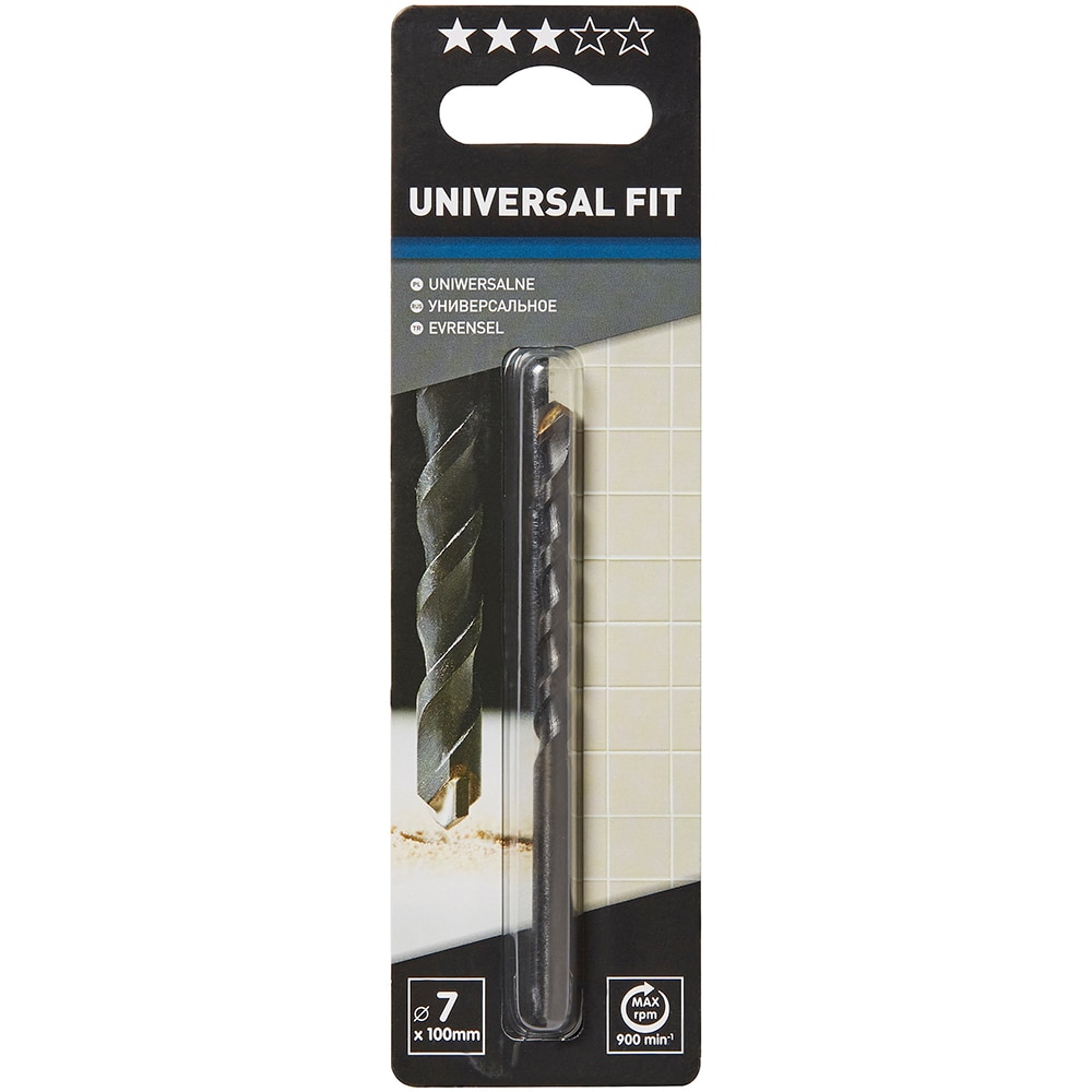 Burghiu placi ceramice UNIVERSAL FIT, 7 x 100 mm