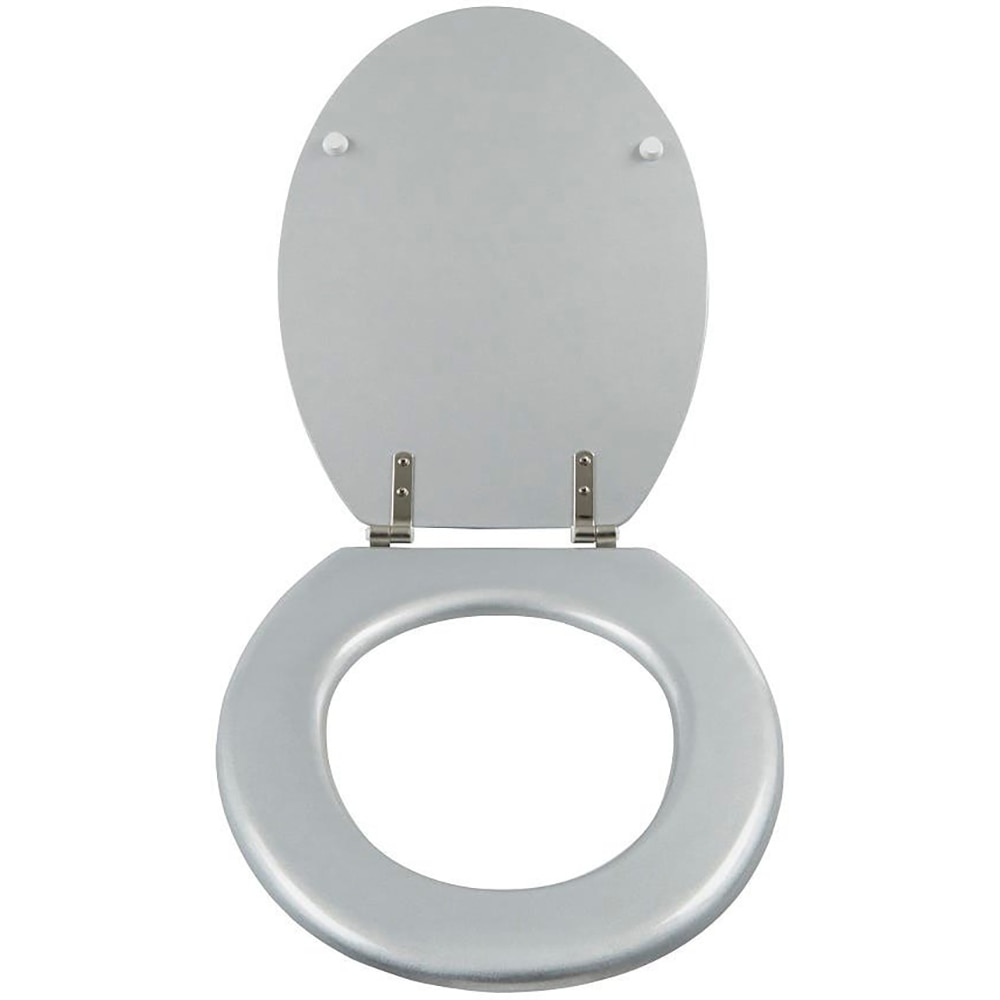 Capac WC GOODHOME Cooke & Lewis, termoplastic, argintiu