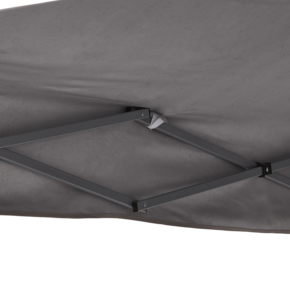 Pavilion terasa BLOOMA Jarvis, poliester, 295 x 295 x 260 cm, maro