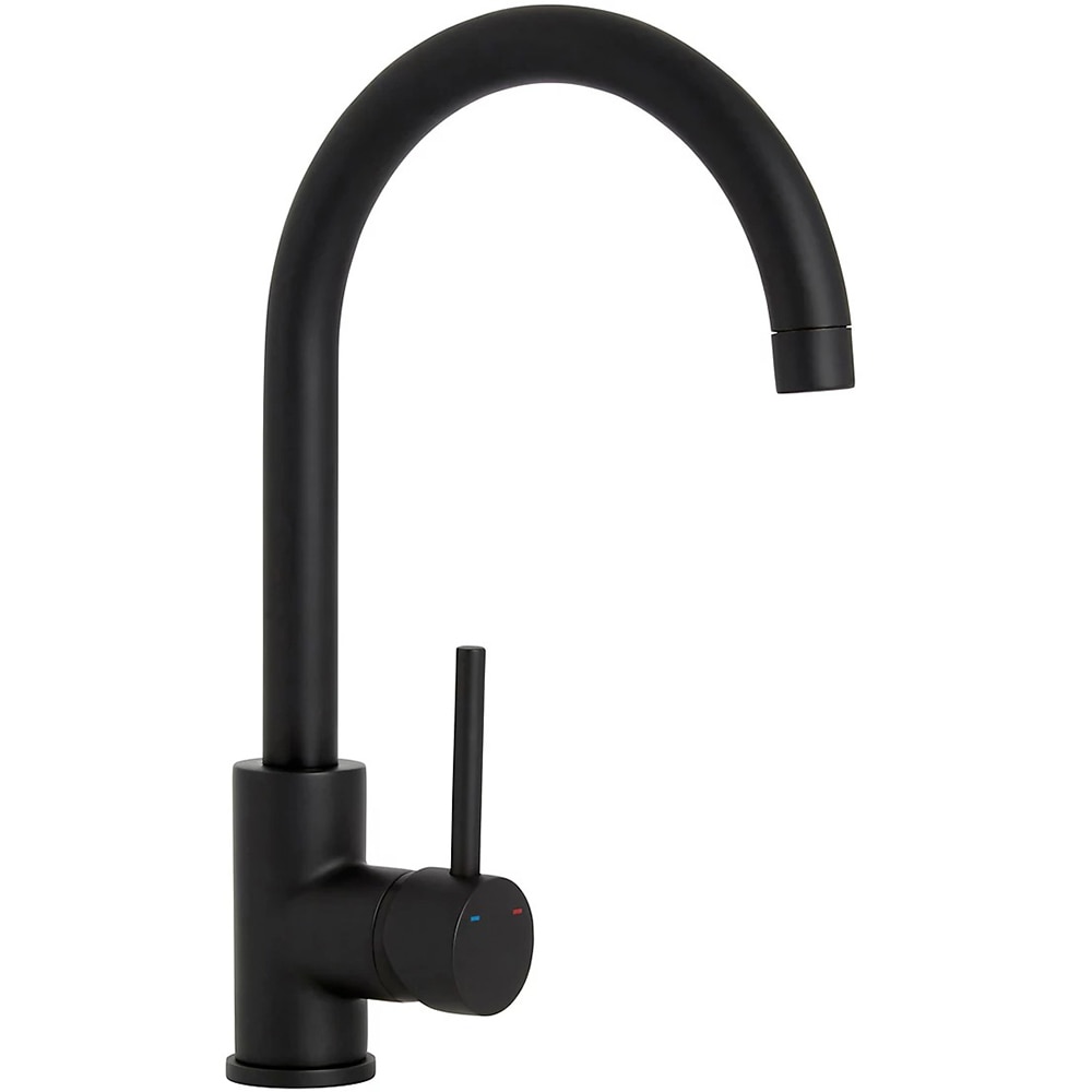 Baterie bucatarie COOKE&LEWIS Katiki, alama, negru