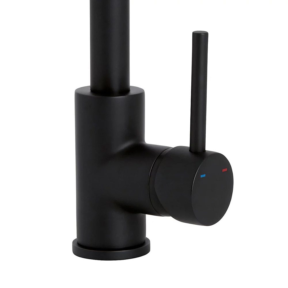 Baterie bucatarie COOKE&LEWIS Katiki, alama, negru