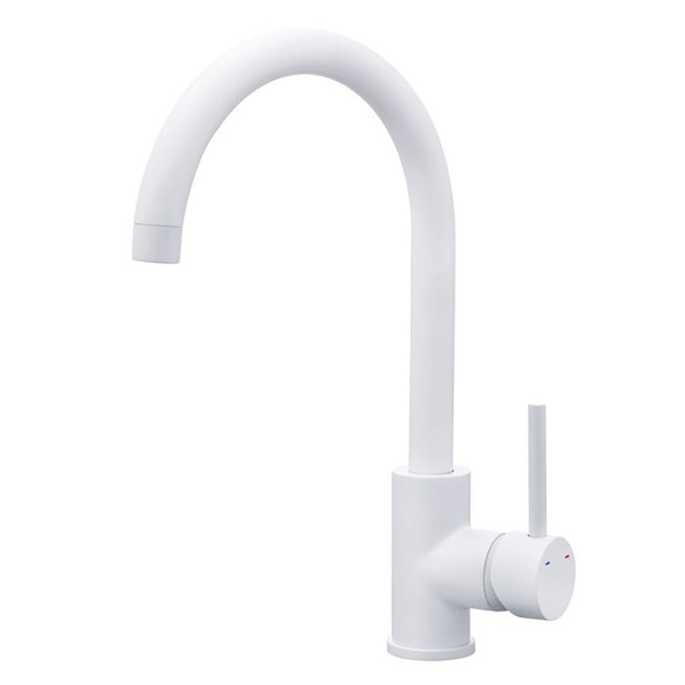 Baterie bucatarie COOKE&LEWIS Katiki, alama, alb