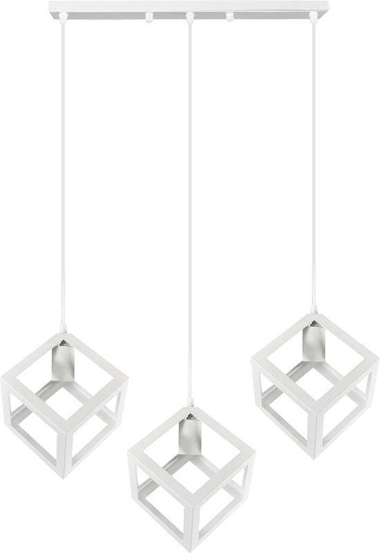 Lustra tip pendul, Alb, 60 W, 3 x E27  Sweden