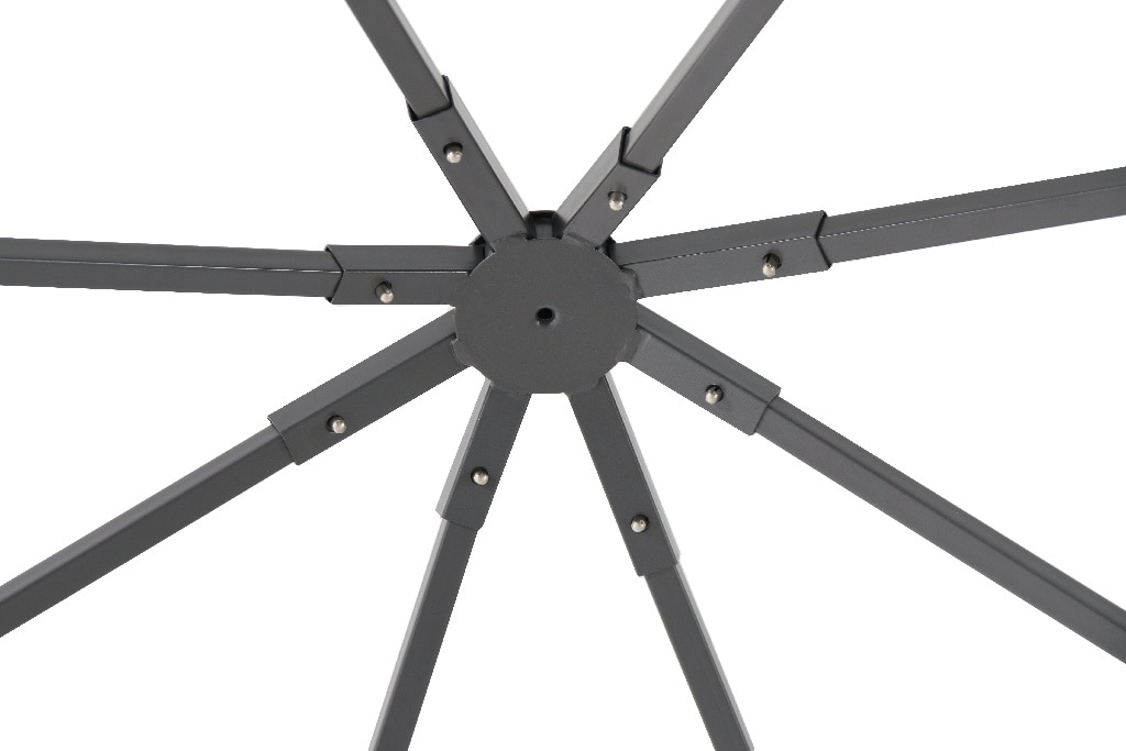 Pavilion gradina, dreptunghiular, gri, 300 x 300 cm • Blooma Shamal