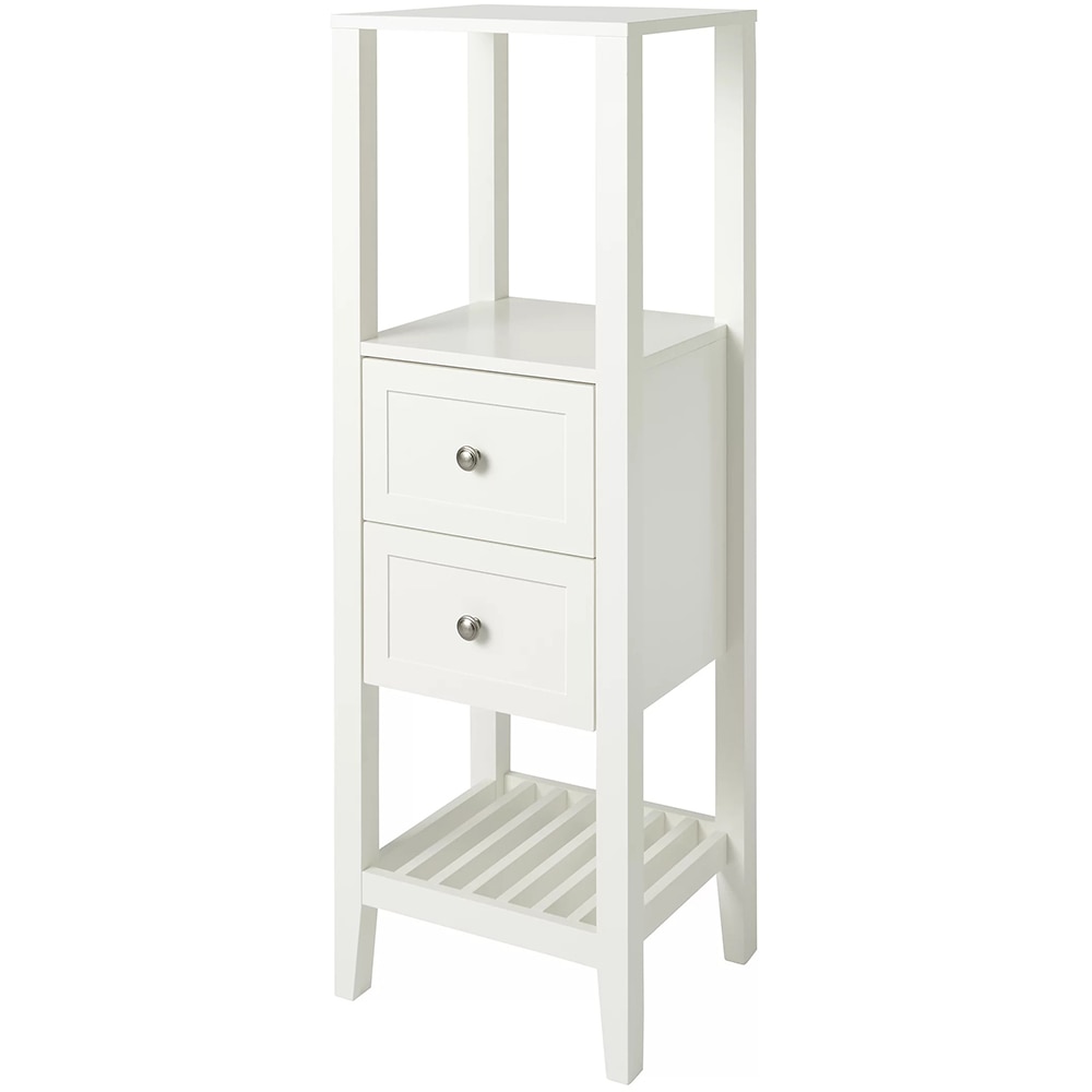 Coloana baie GOODHOME Perma, 40.2 x 36.1 x 120 cm, alb