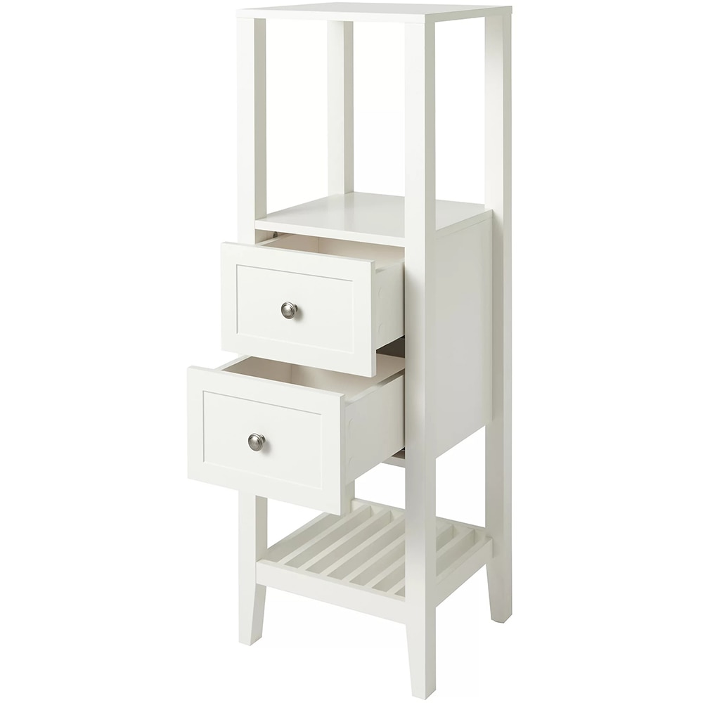 Coloana baie GOODHOME Perma, 40.2 x 36.1 x 120 cm, alb