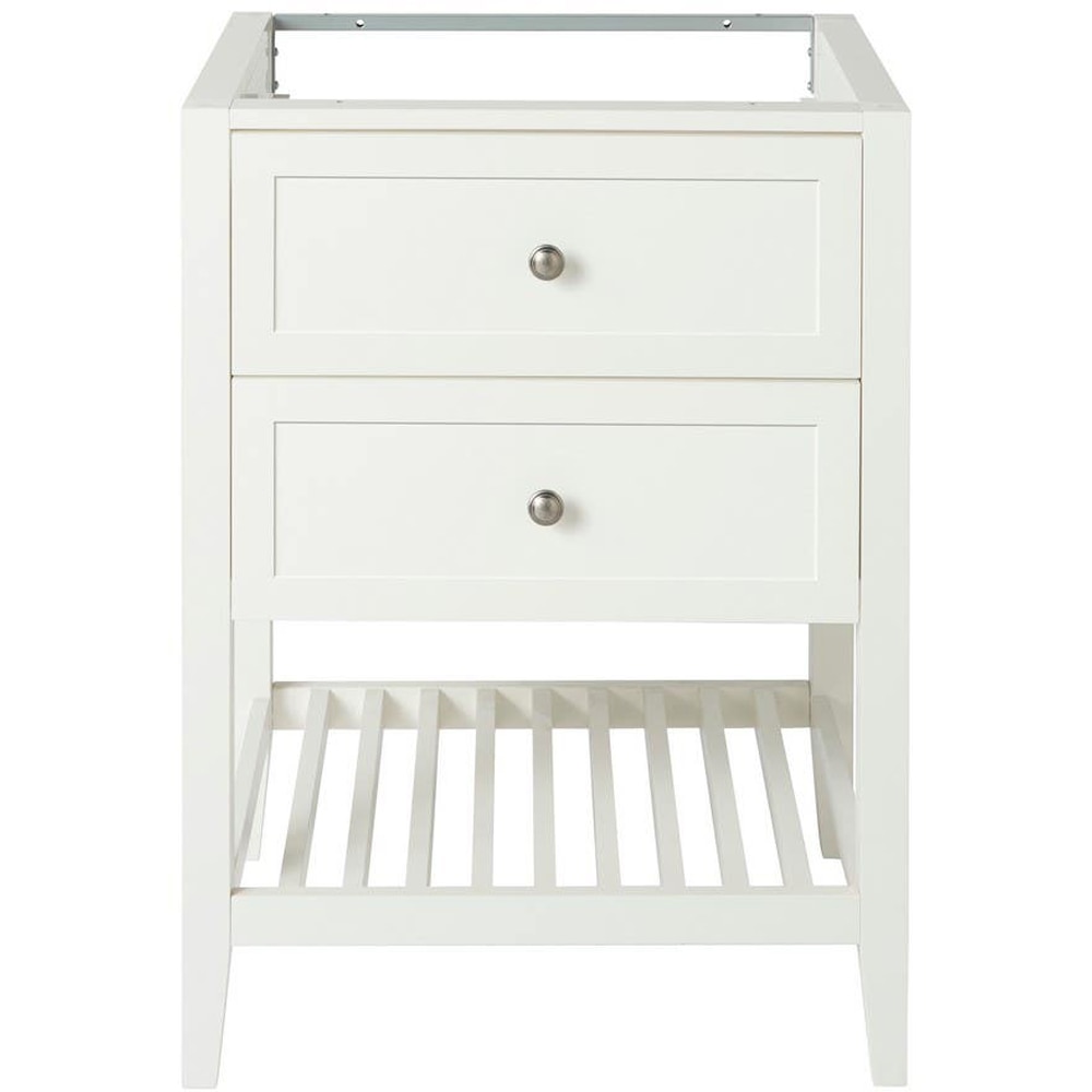 Baza lavoar GOODHOME Perma, 2 sertare, 60 x 45 x 80.6 cm, alb