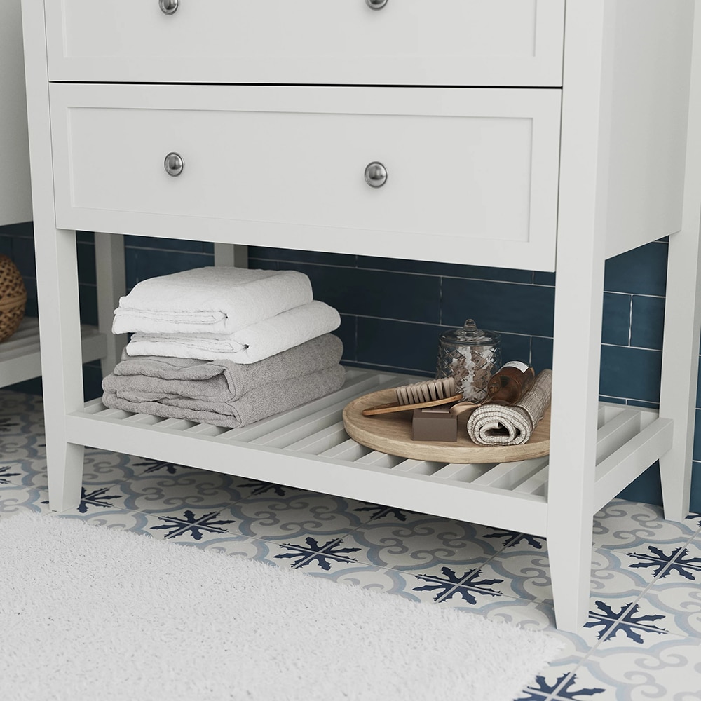 Masca lavoar GOODHOME Perma, 80 x 45 x 80.6 cm, alb