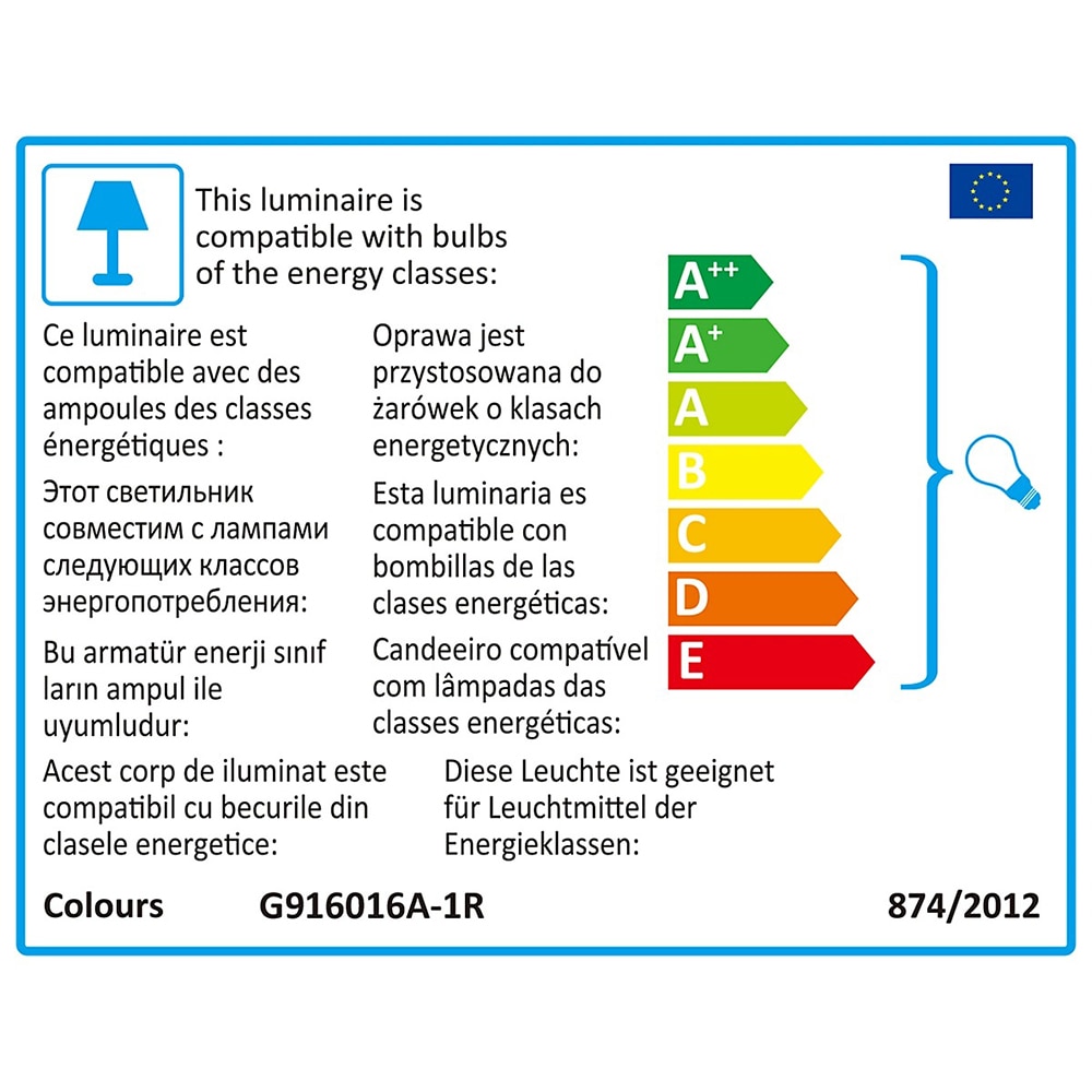 Plafoniera COLOURS Akiak, G9, 40W, IP20, negru