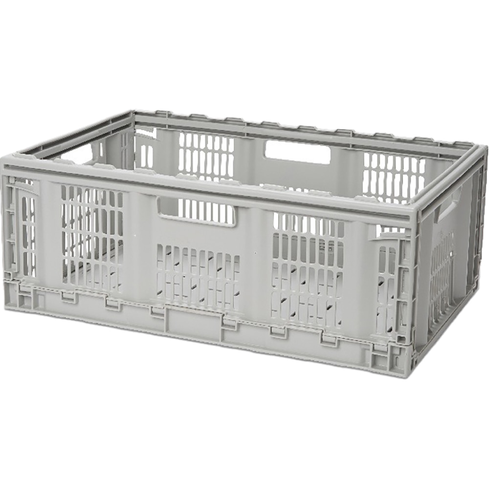 Ladita pliabila FORM, 59.7 x 39.8 x 22.9 cm, 46 l, polipropilena, gri 