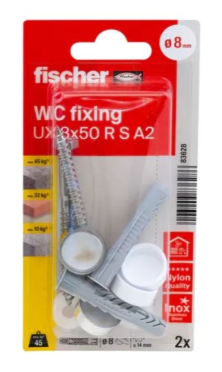 Set fixare WC, 6 x 70 mm, alama, 1 bucata