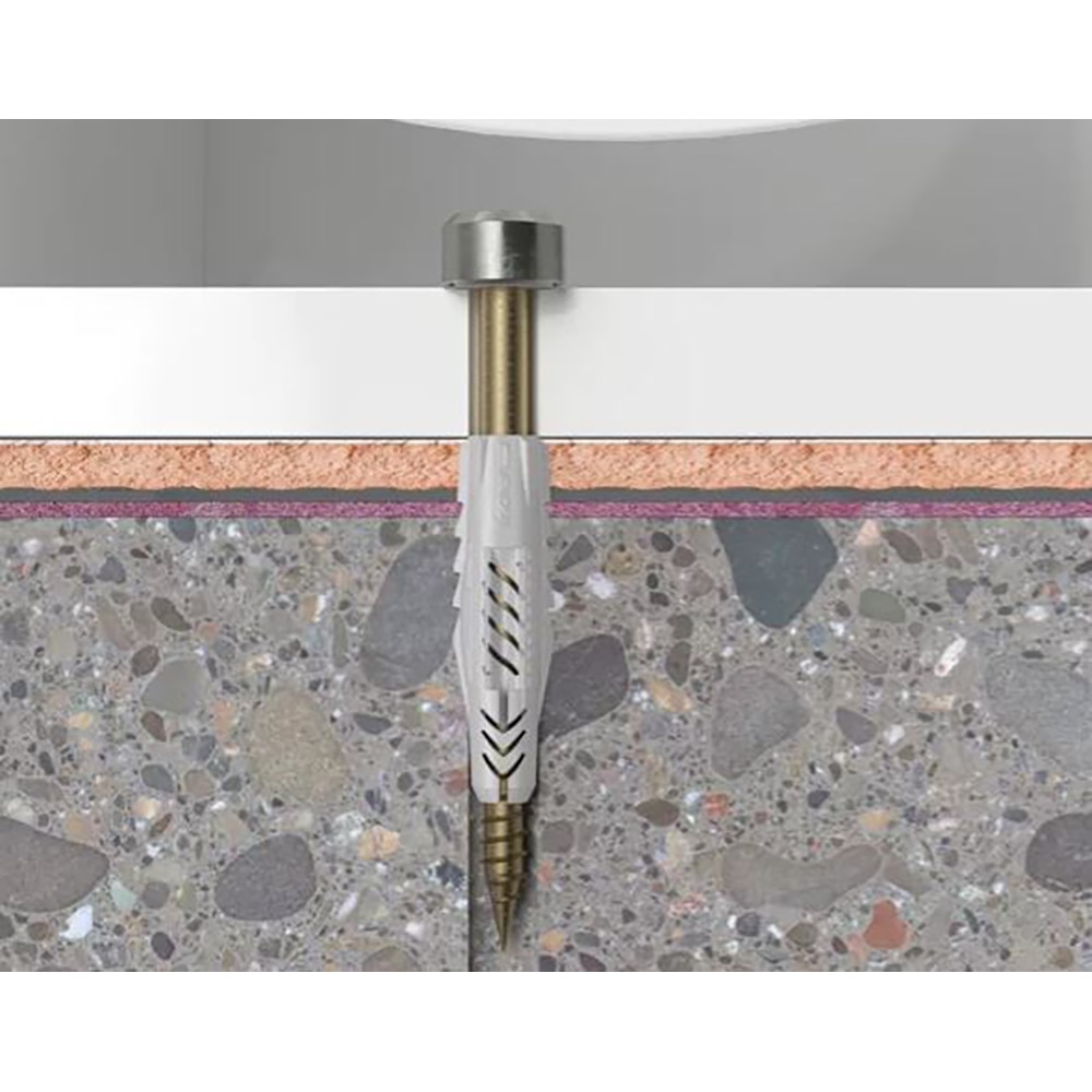 Dibluri fixare WC FISCHER, 6 x 70mm