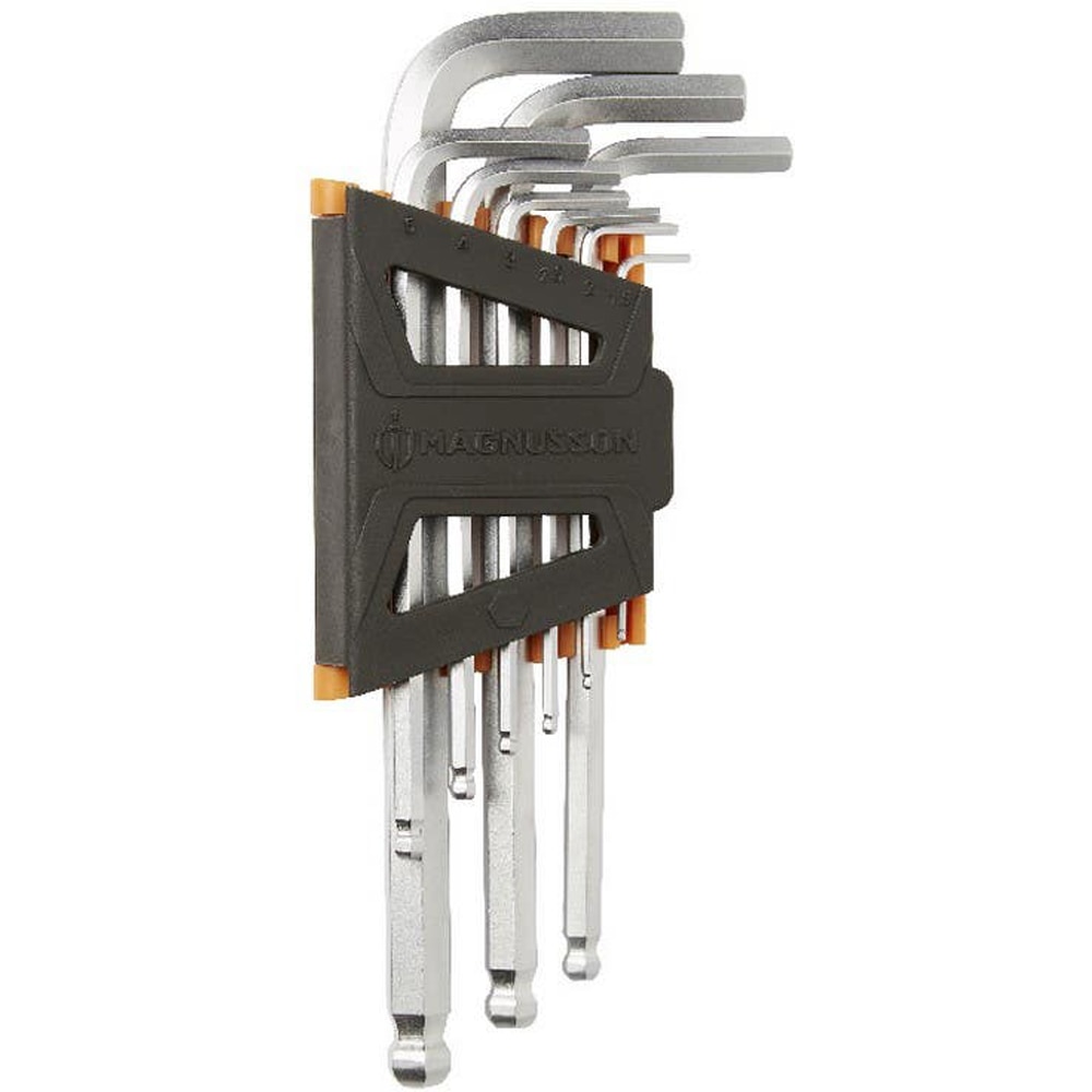 Set 9 chei imbus Magnusson HX04, otel, 1.5 - 10 mm