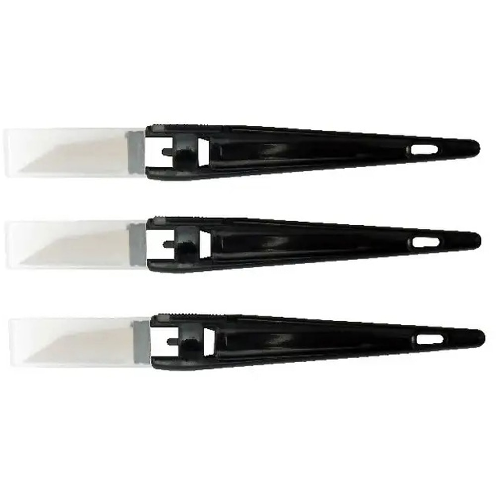 Set 3 cuttere cu lama fixa, 10 x 0.45 mm