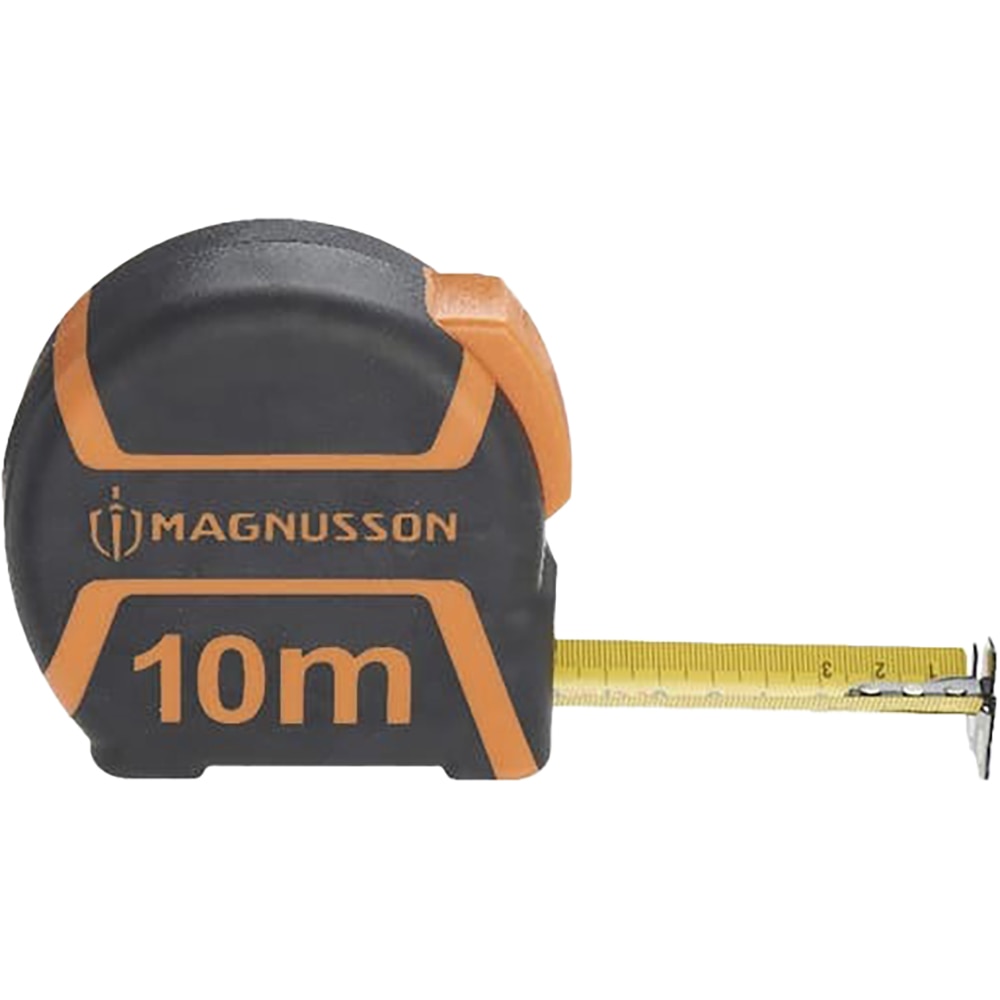 Ruleta magnetica MAGNUSSON, 10 m, plastic ABS, negru