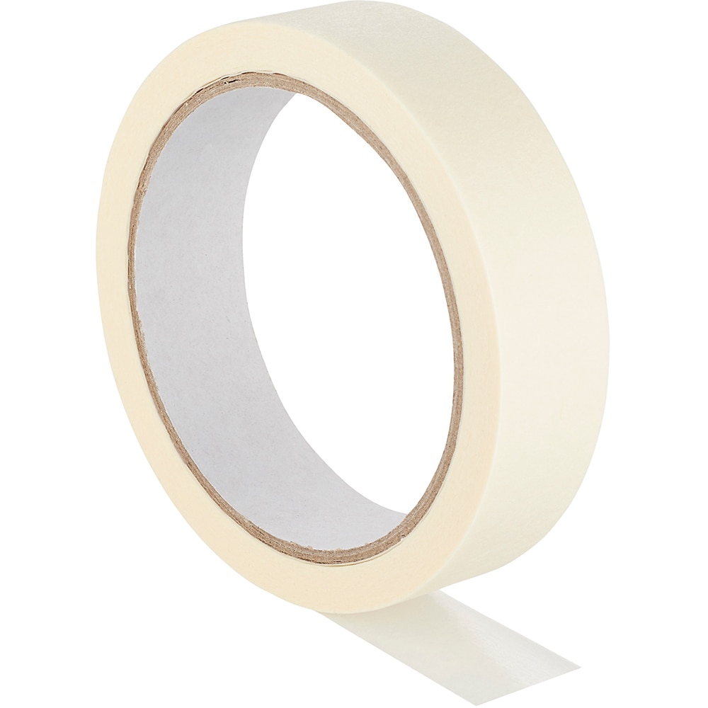 Banda adeziva pentru mascare, 24 mm x 25 m, bej, 4 buc