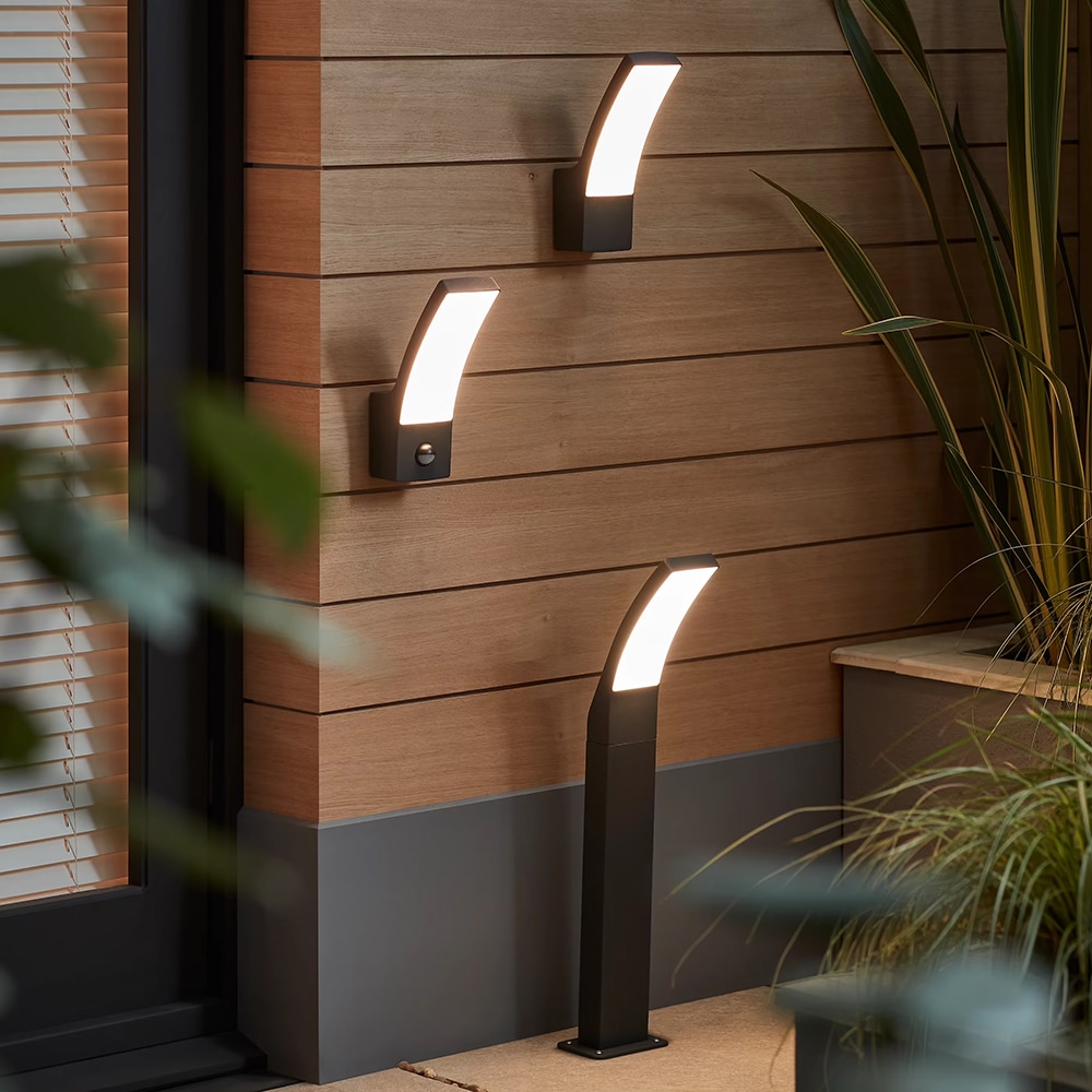 Stalp LED BLOOMA Gambell, 12.5W, 800lm, IP44, antracit