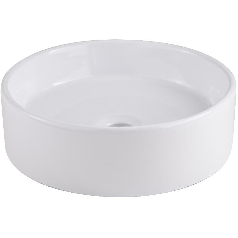 Lavoar pe blat GOODHOME Scalea, ceramica, 35 cm, alb lucios