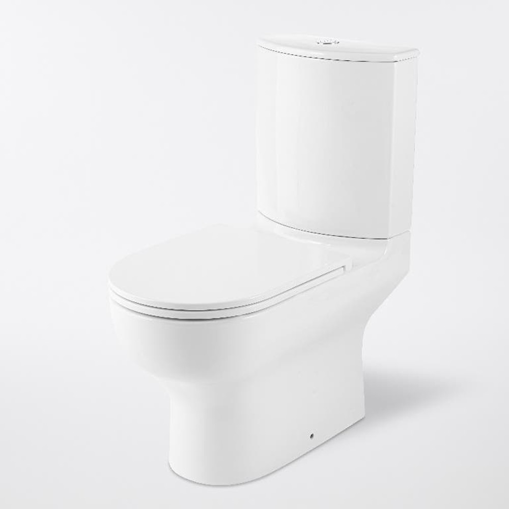 Set vas WC si rezervor GOODHOME Cavally, montare pe pardoseala, ceramica, 3/6 l, alb