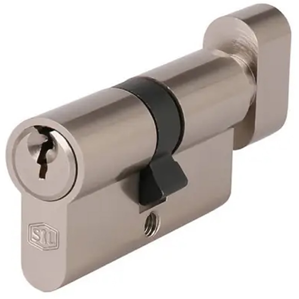 Cilindru satin nichel SMITH AND LOCKE 100593396, 30x30mm, 3 chei