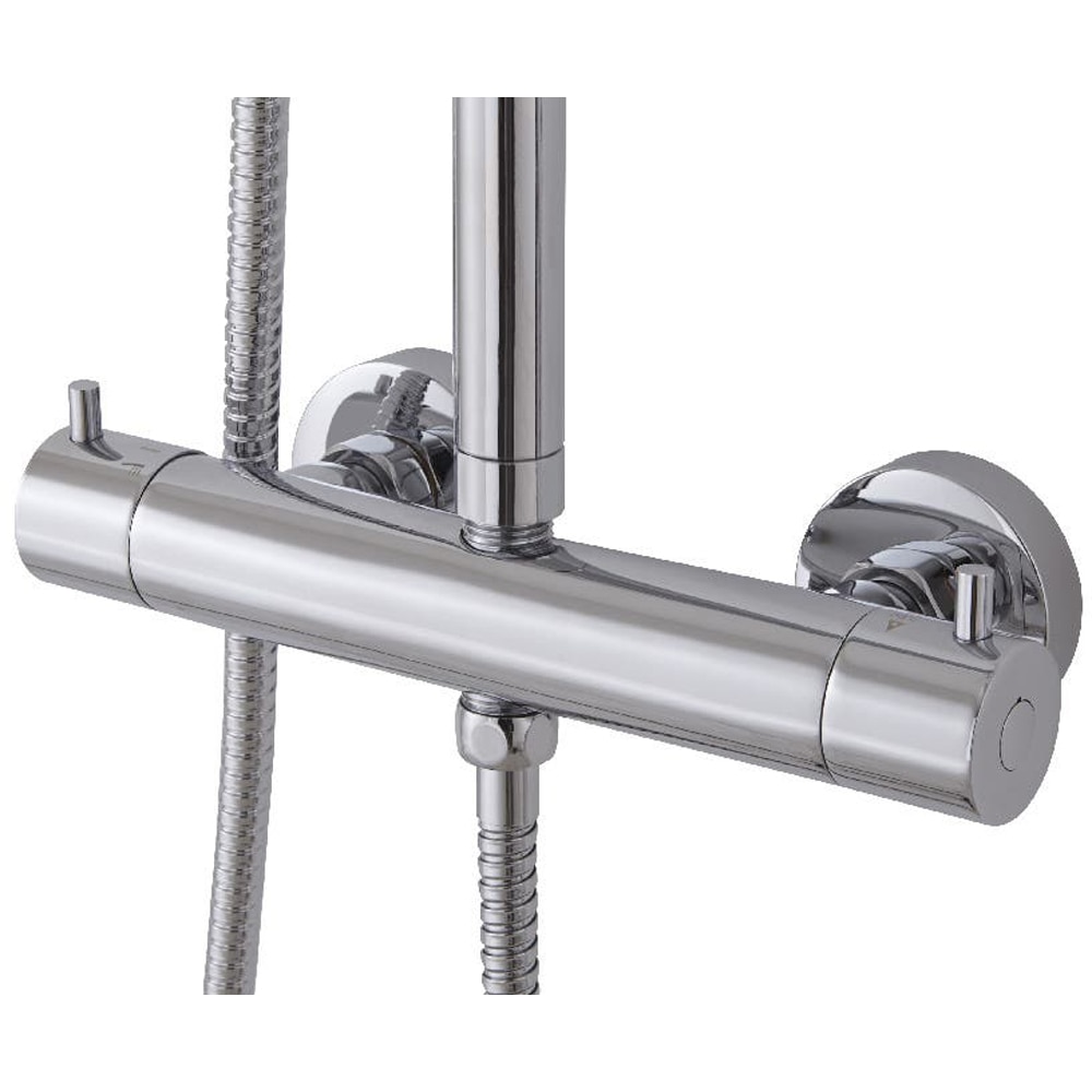 Sistem dus COOKE & LEWIS Solani, termostat, 3 functii, crom
