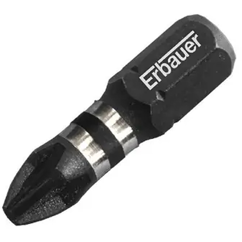 Biti hexagonali ERBAUER, PZ2, 25mm, 3buc, negru