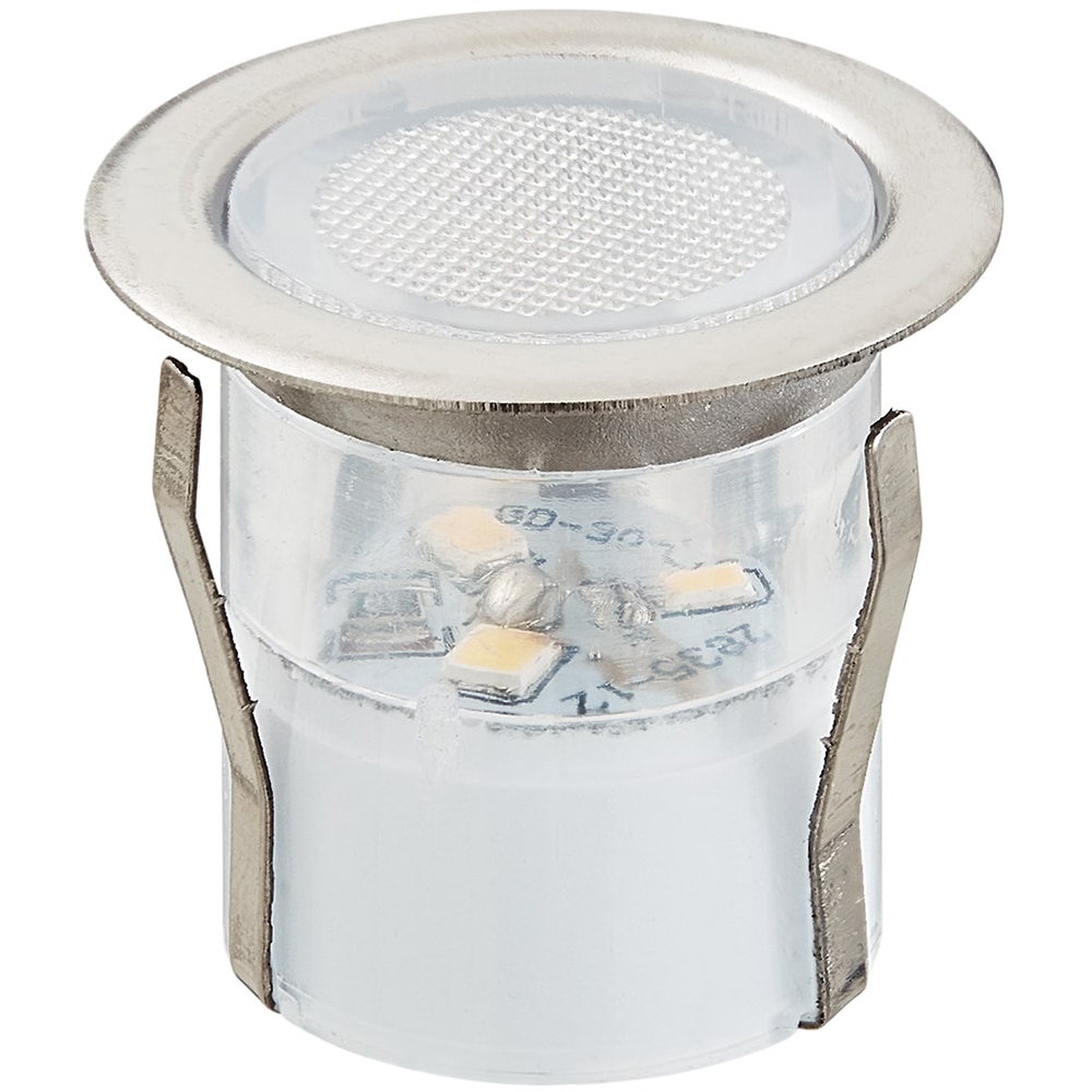 Spot LED incastrat BLOOMA Coldstrip, 10 x 0.2W, 360lm, IP67, argintiu