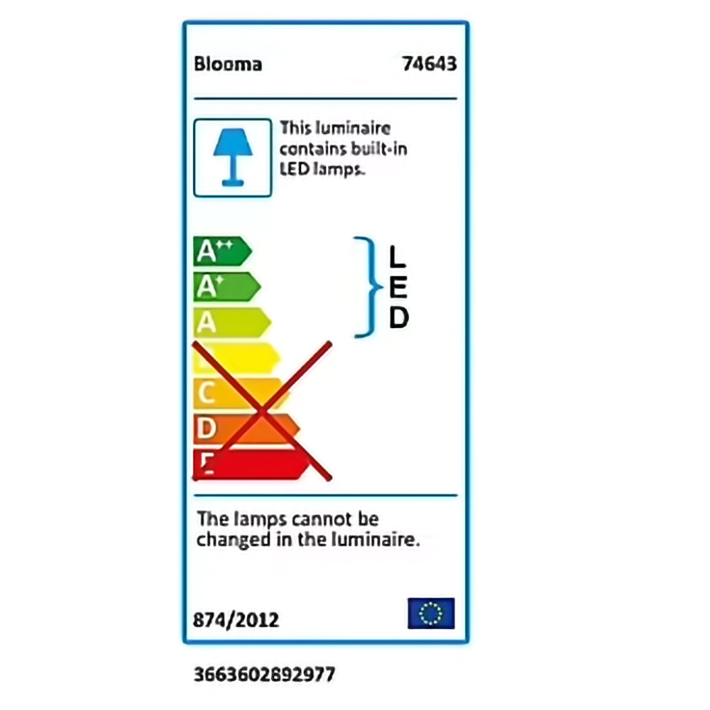 Spot LED incastrat BLOOMA Coldstrip, 10 x 0.2W, 360lm, IP67, argintiu
