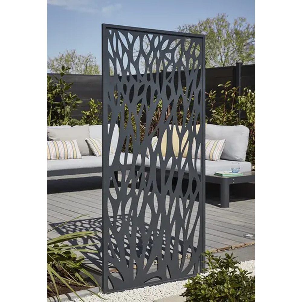 Panou decor KLIKSTROM Neva Mo.1, 179 x 88 x 2.1cm, aluminiu, gri