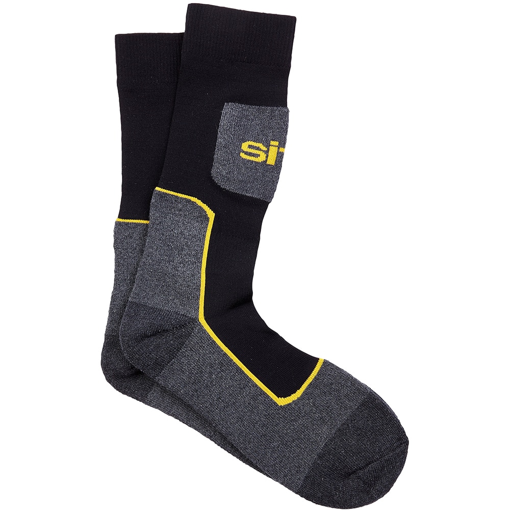 Set 3 perechi sosete barbati SITE Confort, marimea 41-45, negru-gri