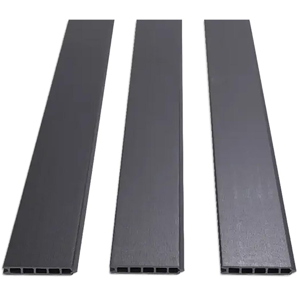 Sipca gard KLIKSTROM Neva 100600981, 3 bucati, 15 x 180 cm, compozit, gri