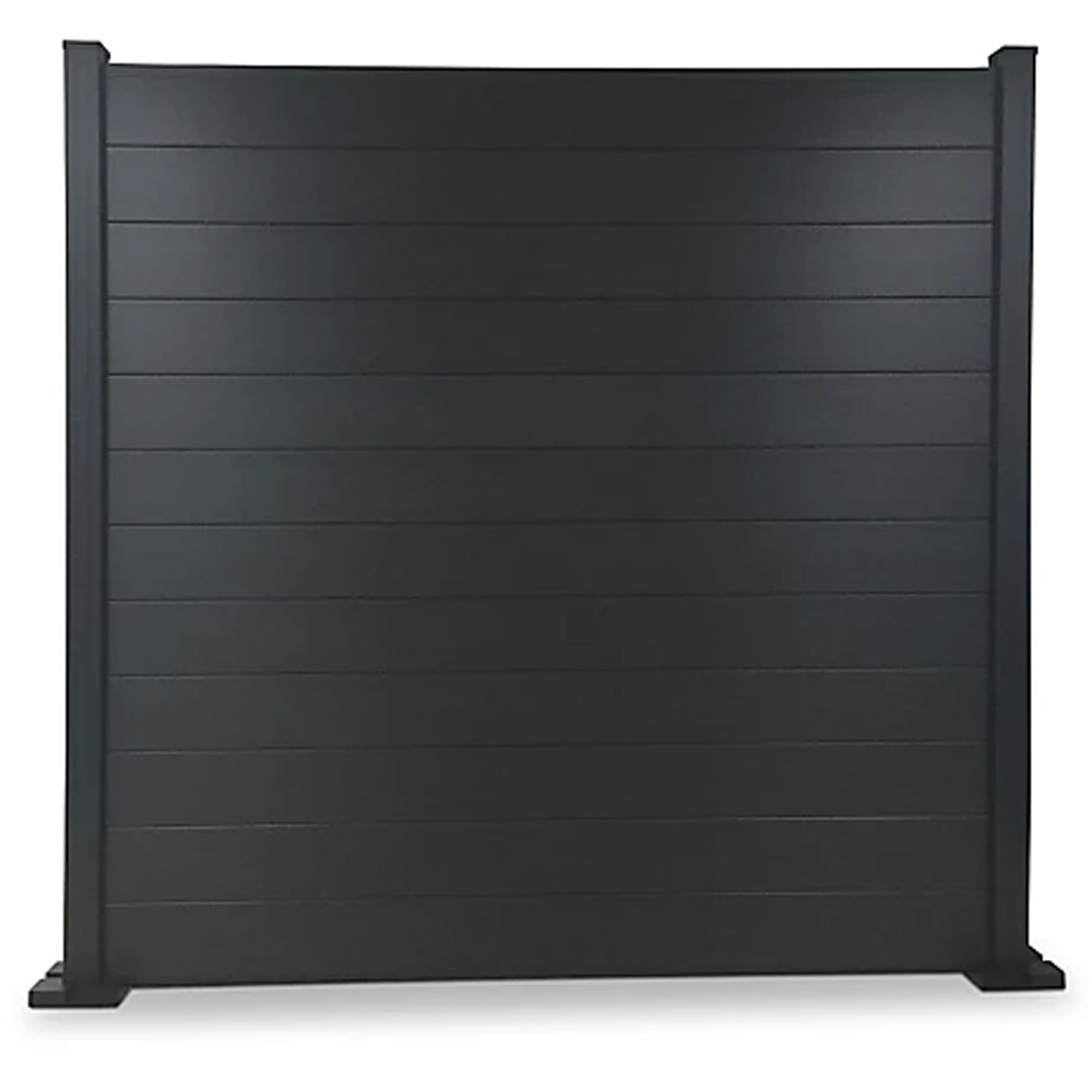 Sipca gard KLIKSTROM Neva 100600981, 3 bucati, 15 x 180 cm, compozit, gri