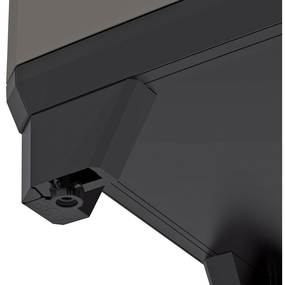 Dulap depozitare, plastic, 173x68x39 cm, gri inchis