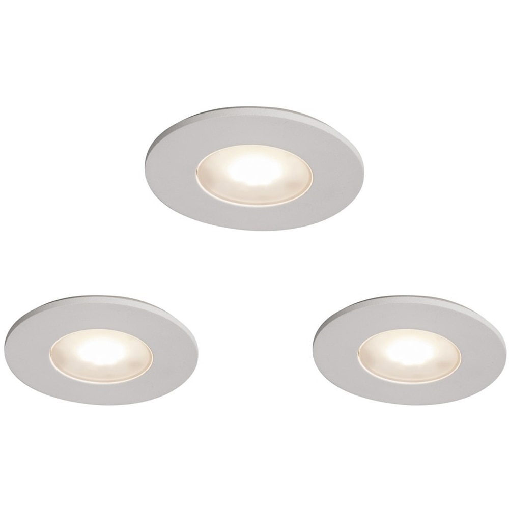 Set 3 spoturi LED COLOURS Minos, 4.5W, 210lm, IP44, 4000K, alb