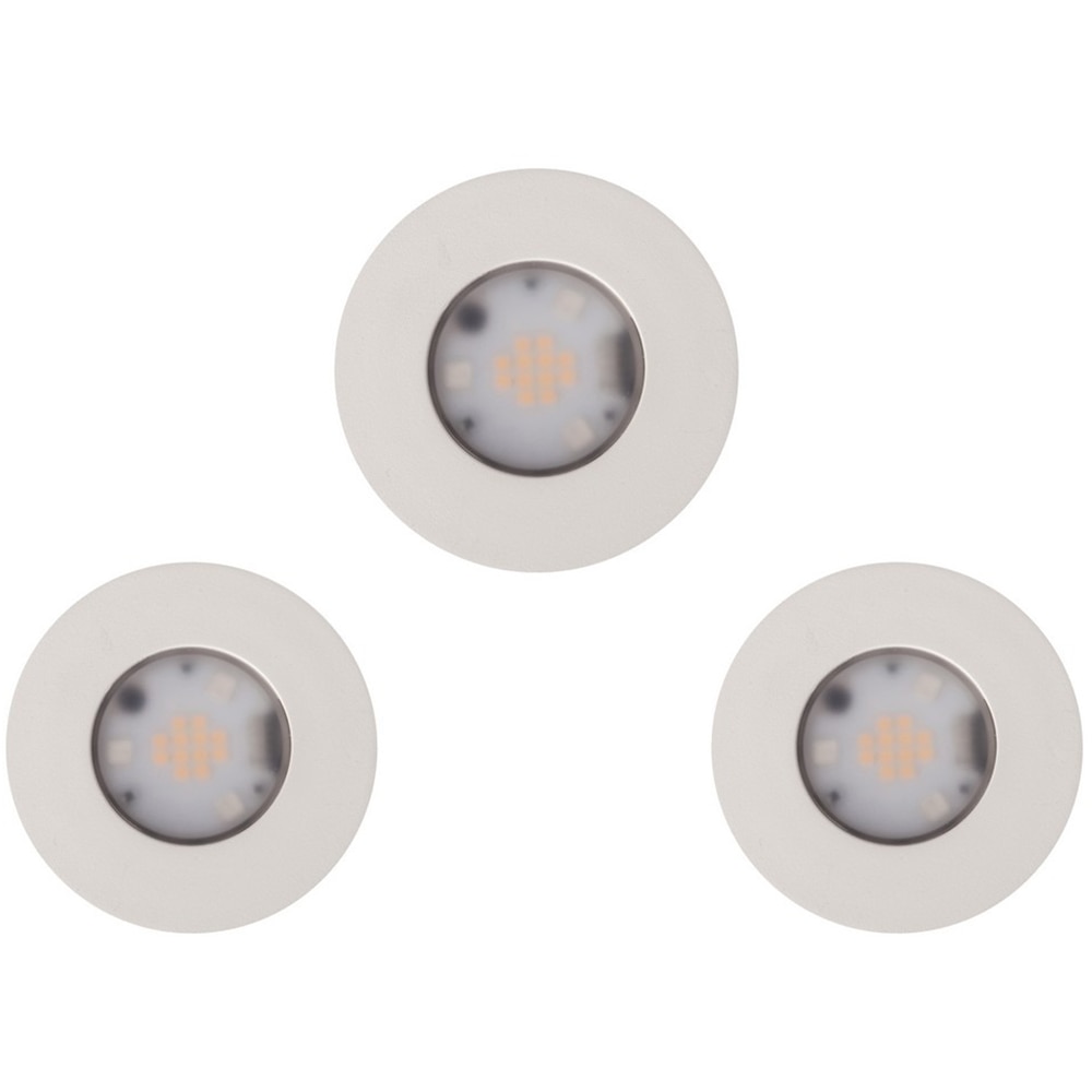 Set 3 spoturi LED COLOURS Minos, 4.5W, 210lm, IP44, 4000K, alb