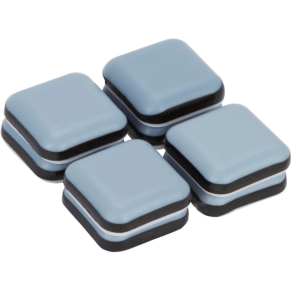 Set 8 protectii podea DIALL 100605050, 25 x 25 mm