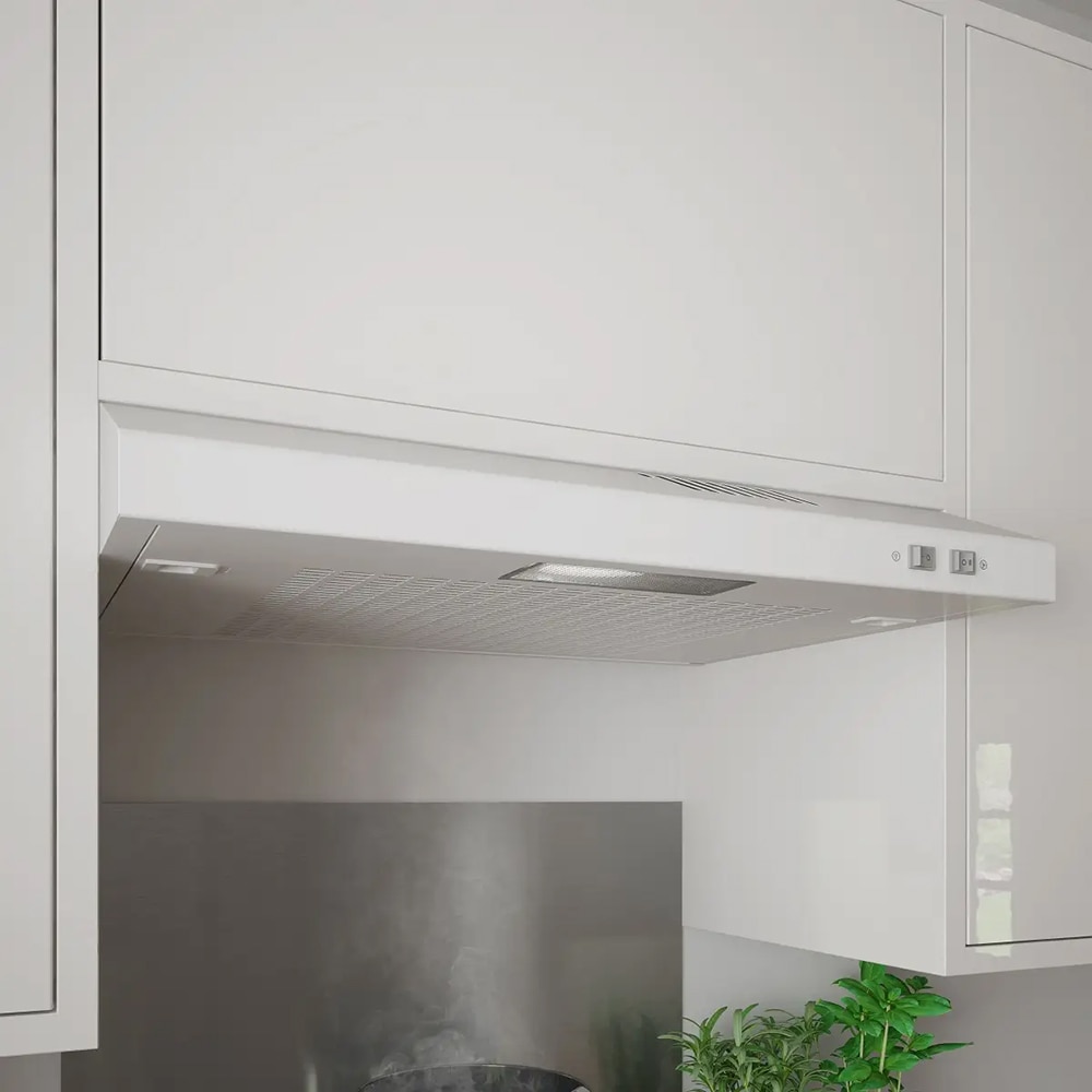 Hota traditionala VHW60A, 1 motor, 176 m3/h, L 60 cm, alb