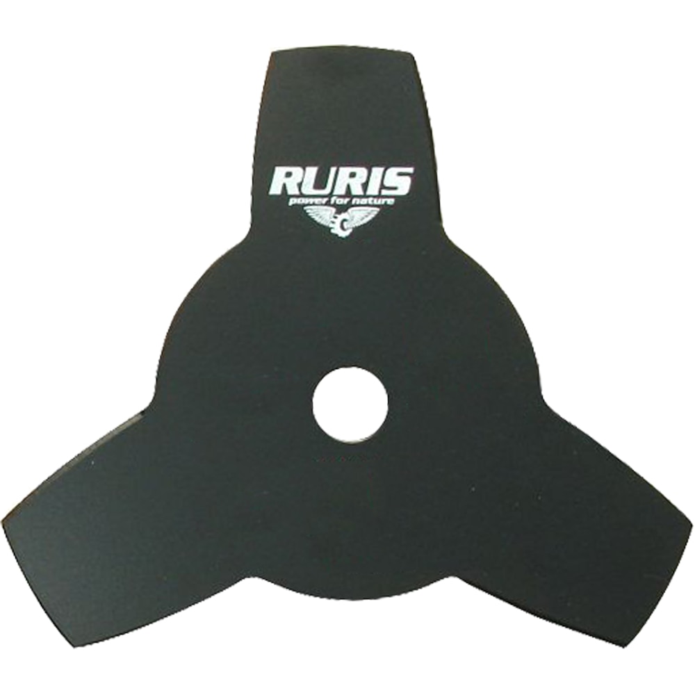 Disc motocoasa Ruris, 3 lame, 25cm, negru