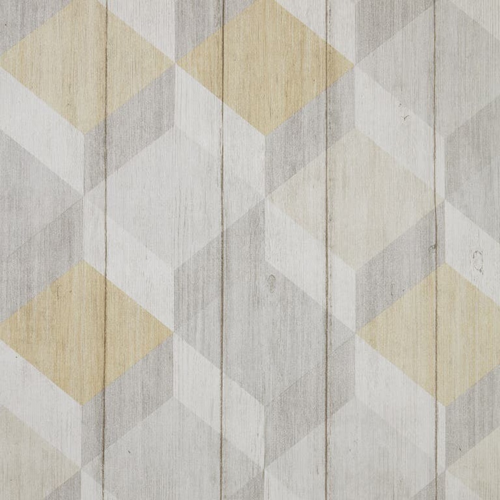 Tapet GOODHOME Kurzy, vinil, 0.53 x 10.5 m, galben