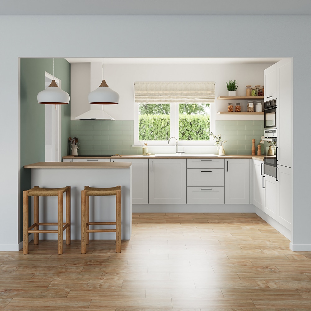 Cant pentru mobila GOODHOME Artemisia, 1.9 cm x 10 m, melamina si hartie, alb