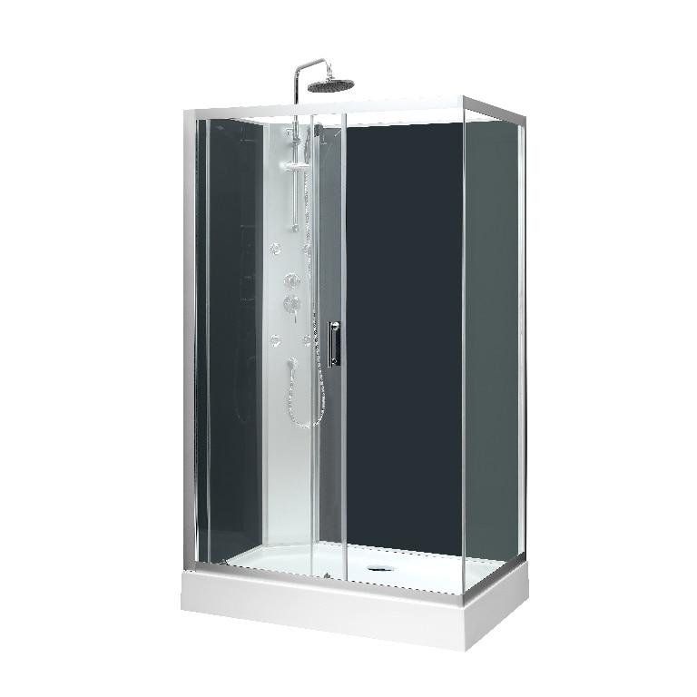 Cabina dus hidromasaj, dreptunghiulara, 80 x 120 x 225 cm • GoodHome Onega