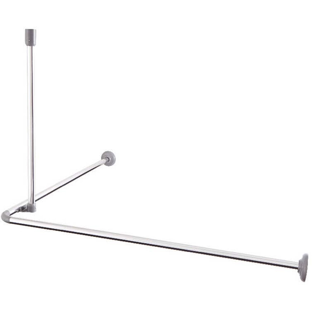 Bara perdea de dus COOKE & LEWIS Nira, 80 cm, crom