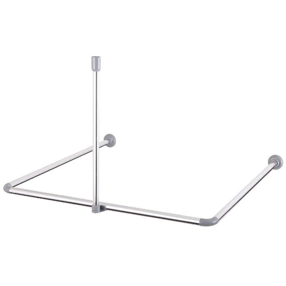 Bara perdea de dus COOKE & LEWIS Nira, 90 x 90 x 80 cm, crom