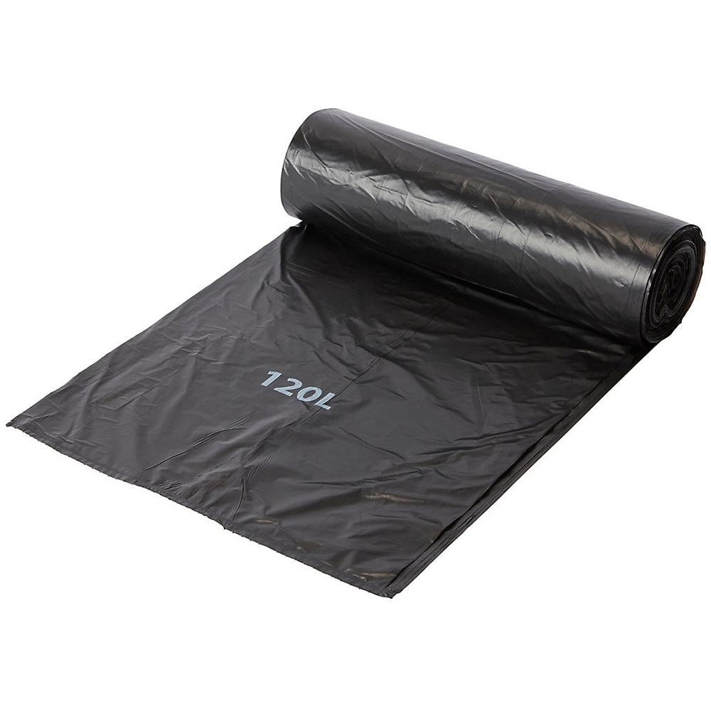 Saci menajeri, 20 bucati, 23.5 x 7 cm, 120 l, negru