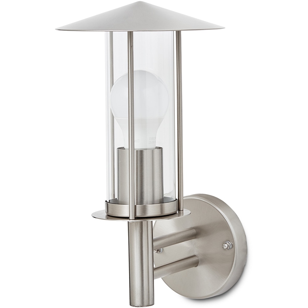 Aplica exterior BLOOMA Chignik ST1017A UP, E27, 60W, IP44, argintiu