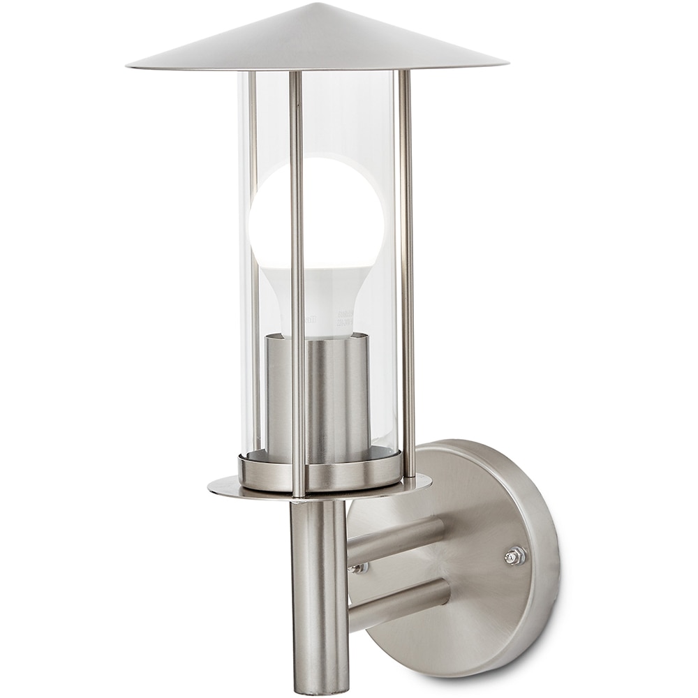 Aplica exterior BLOOMA Chignik ST1017A UP, E27, 60W, IP44, argintiu