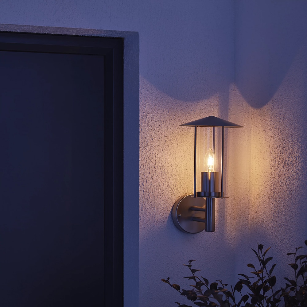 Aplica exterior BLOOMA Chignik ST1017A UP, E27, 60W, IP44, argintiu